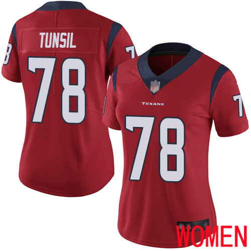 Houston Texans Limited Red Women Laremy Tunsil Alternate Jersey NFL Football #78 Vapor Untouchable